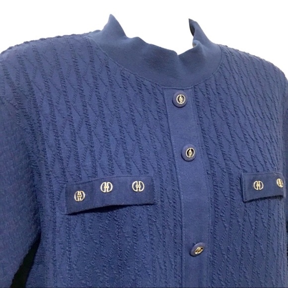 💎 Vintage retro button style pullover - Picture 2 of 8
